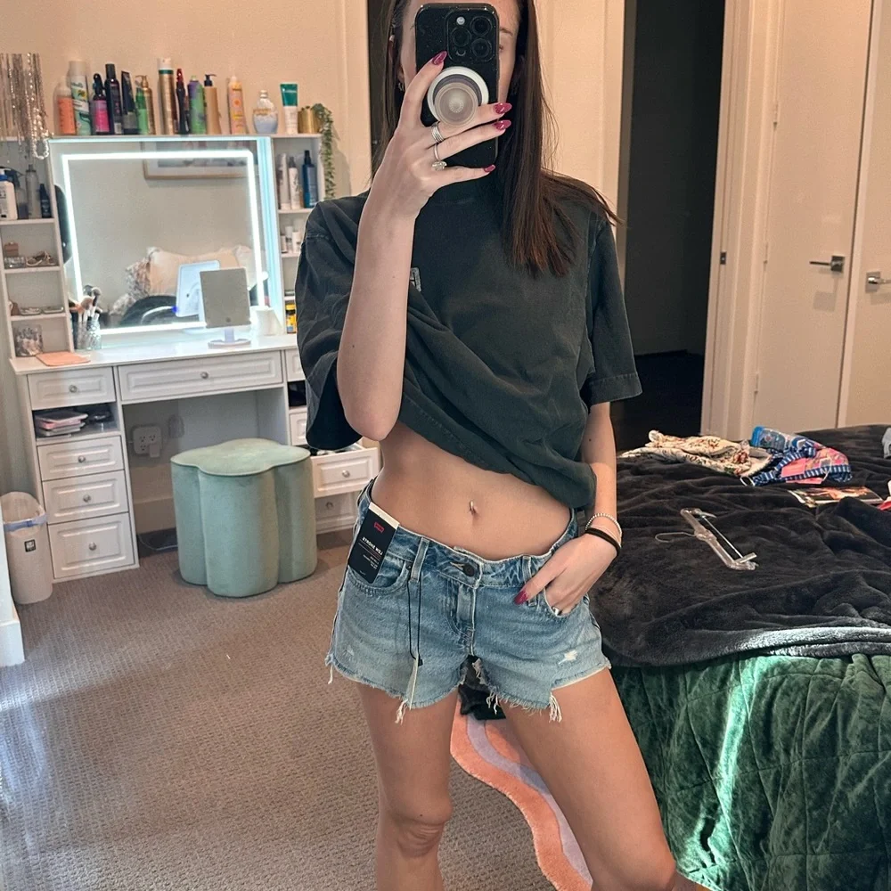 Levi's Low Waisted Denim Shorts